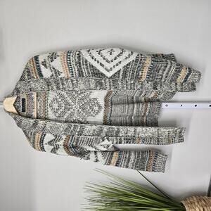 Trendology Women's Open Front‎ Knit Cardigan Sweater Medium